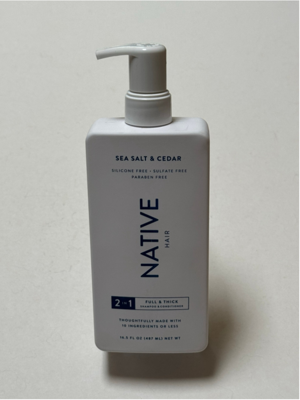 Native Hair Sea Salt & Cedar 2-in-1 Shampoo & Conditioner NEW